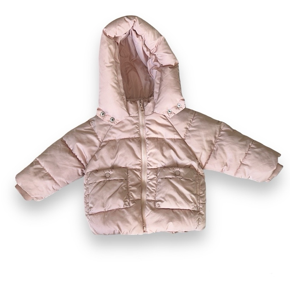 ZARA | Blush Pink Puffer Jacket for kids- size 18-24 months or 92cm